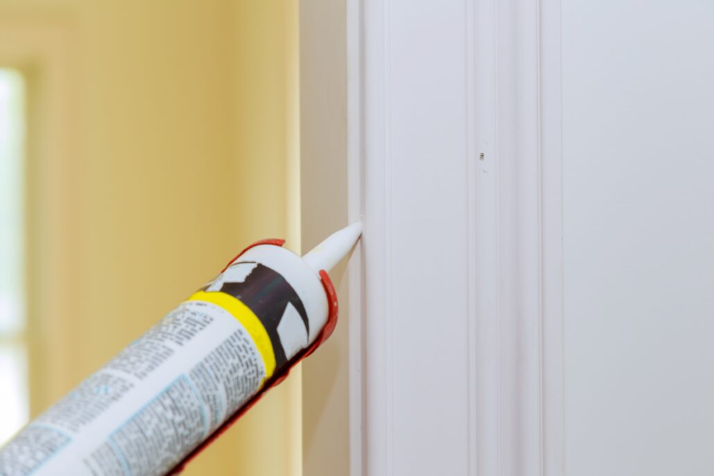 Caulking and sealing of cracks to preserve integrity of structure