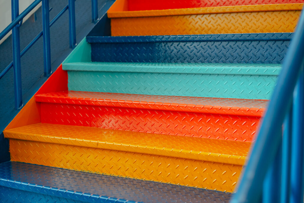 Metal painting for multi-family and apartments for safety